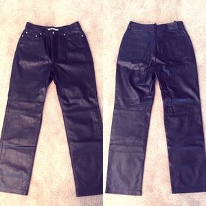 Vintage Tommy Hilfiger 100% Leather Pants